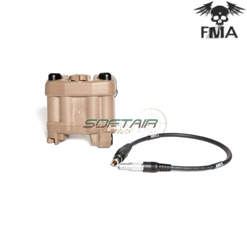 PVS-31 Battery case with IR strobe Dark Earth Fma (fma-tb1401-de)