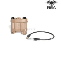 PVS-31 Battery case with IR strobe Black Fma (fma-tb1401-bk)