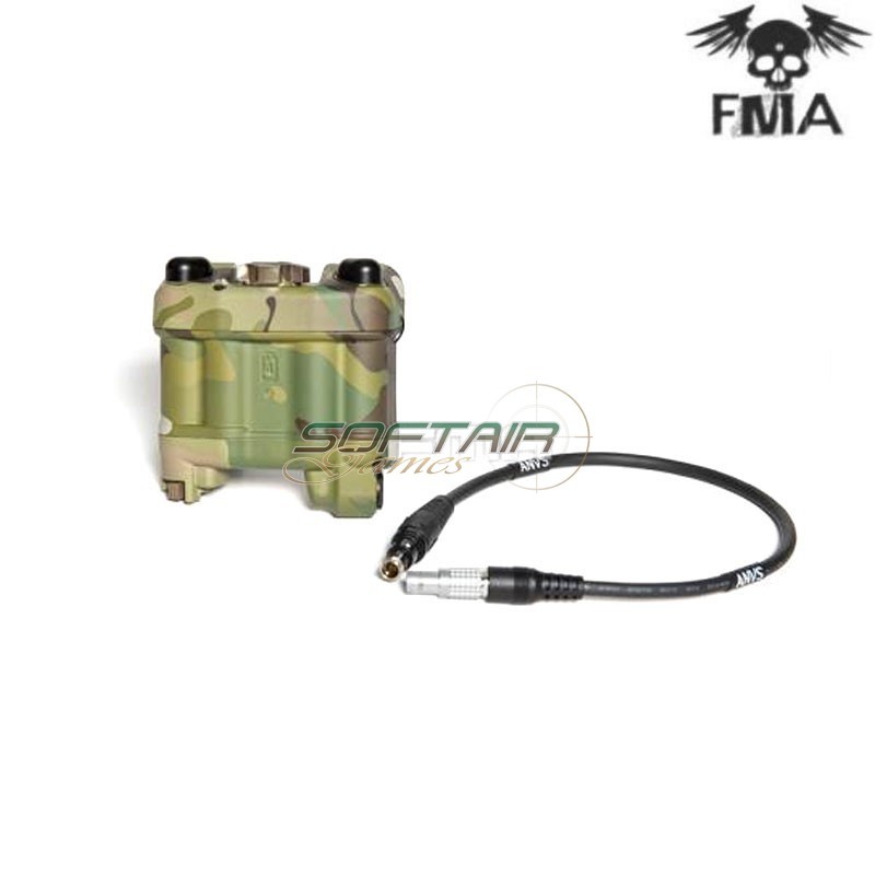 thumbnail interactive-video image 1 of FMA Tactical PVS31 IR Strobe Battery Storage Case / Box With Cable 1 of 6