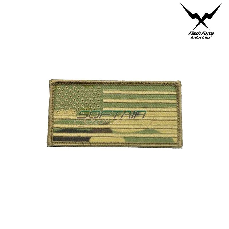 Patch Ricamata USA Flag Forward Flash Force Ind. (ffi-1106)