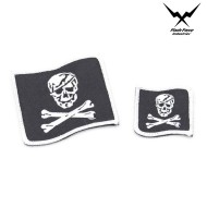 Patch Embroidered Skull NSWDG Navy Seal DEVGRU Blue Sqad. Flash Force Ind. (ffi-1105)