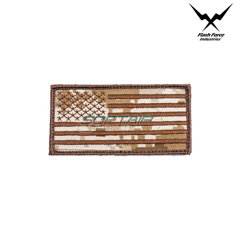 Patch Ricamata USA Flag Forward (AOR1) Flash Force Ind. (ffi-1090)