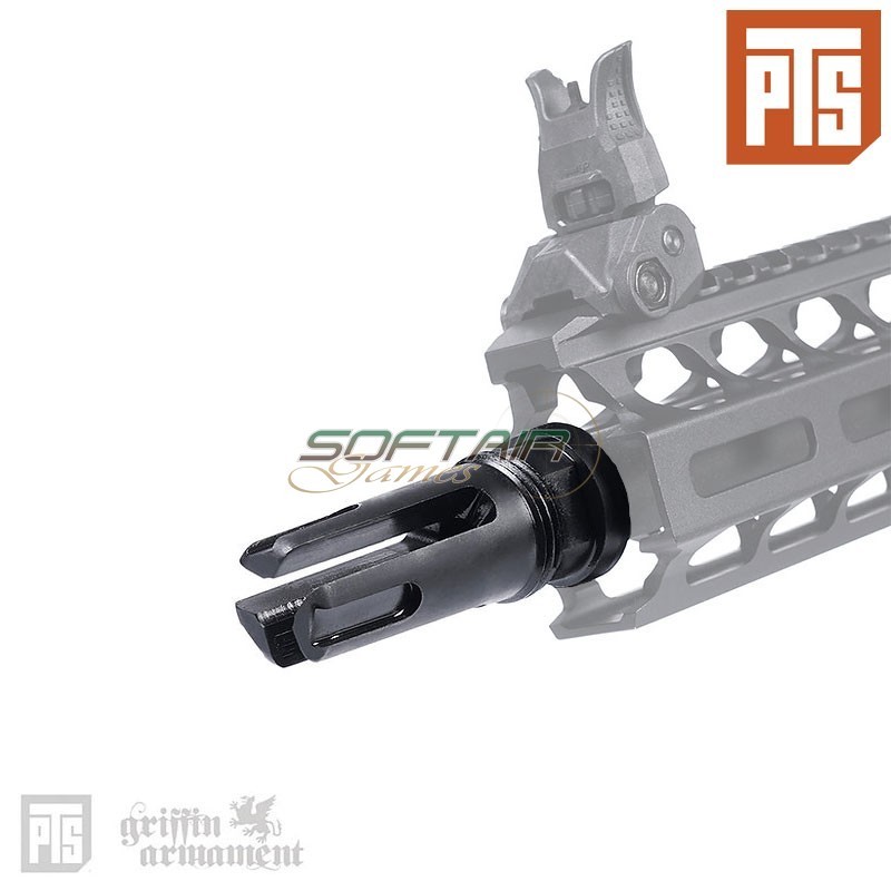 Griffin Taper Mount Stealth Spegnifiamma 14mm CCW Black PTS® (pts-ga029490307) Griffin Taper Mount Stealth Spegnifiamma 14mm CCW Black PTS® (pts-ga029490307)