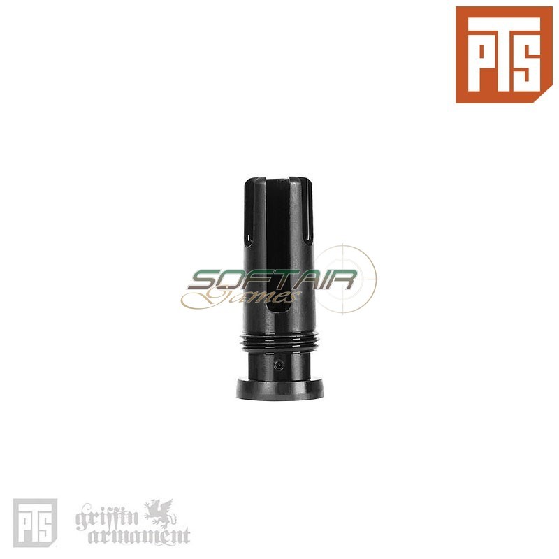 Griffin Taper Mount Stealth Flash Hider 14mm CCW Black PTS® (pts-ga029490307)