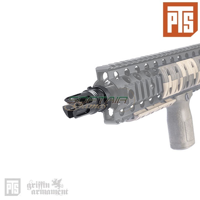 Griffin Taper Mount Minimalist Stealth Spegnifiamma 14mm CCW Black PTS® (pts-ga030490307)