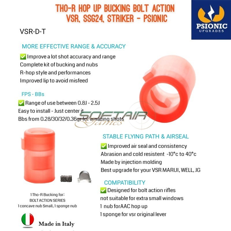 Gommino Hop-Up Tho-R VSR10 SSG24 Striker Psionic (VSR-D-T)