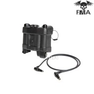 PVS-31 Battery case con strobo IR Black Fma (fma-tb1401B-bk)