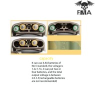 PVS-31 Battery case con strobo IR Multicam Fma (fma-tb1401b-mc)