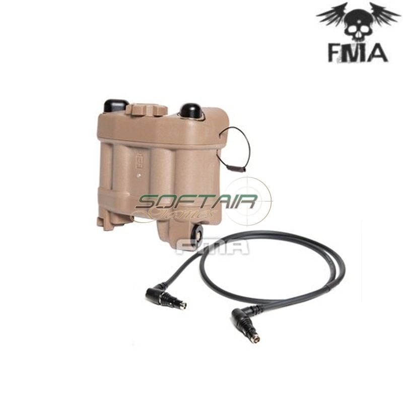 PVS-31 Battery case con strobo IR Dark Earth Fma (fma-tb1401b-de)