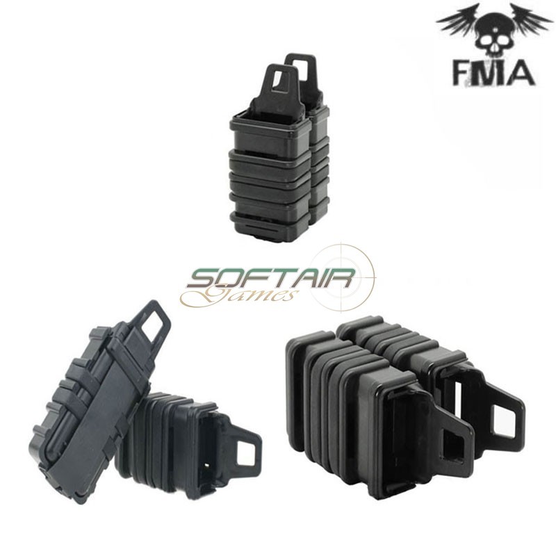 Double Rigid Fast Mp5/mp7 Mag Pouch Black FMA (fma-tb747)