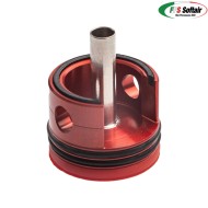 Testa cilindro NEW RED 80° di seconda versione TYPE 2 in ergal con Due Oring Fps (fps-tc60a) Testa cilindro NEW RED 80° di seconda versione TYPE 2 in ergal con Due Oring Fps (fps-tc60a)