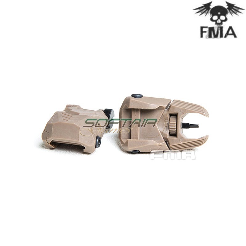 Set Tacche di mira FAB Defense Dark Earth FMA (fma-tb1358-de)