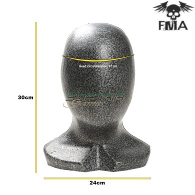 Helmet Display Model Dark Grey FMA (fma-tb1378)