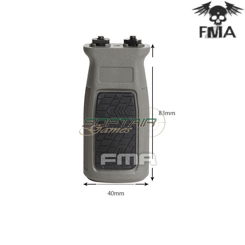 Vertical grip LC Soft-Touch Foliage Green FMA (fma-tb1437-fg)