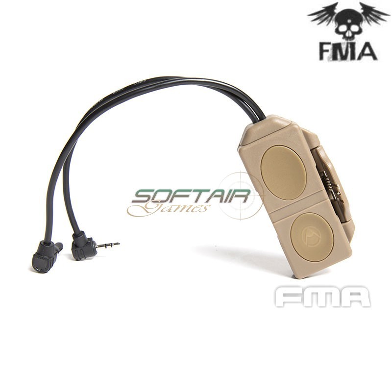Controllo remoto doppio PEQ LA5-A e standard Type A Dark Earth FMA (fma-tb1406-de-a)