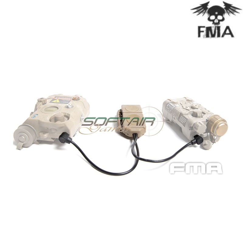 Controllo remoto doppio PEQ LA5-A e standard Type B Dark Earth FMA (fma-tb1406-de-b)