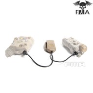 Dual remote control PEQ LA5-A and normal Type B Dark Earth FMA (fma-tb1406-de-b)