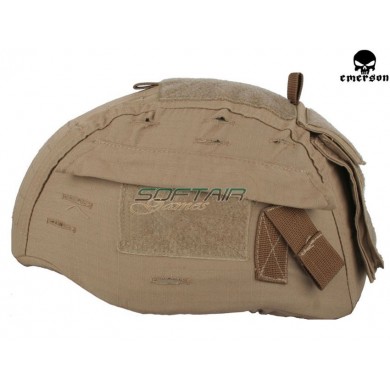 Cover For Mich 2002 Helmet Coyote Brown Emerson (cod.em5634cb)