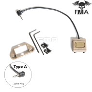 MOD-D bottone tattico Dark Earth per PEQ Type A FMA (fma-tb1409-a-de)