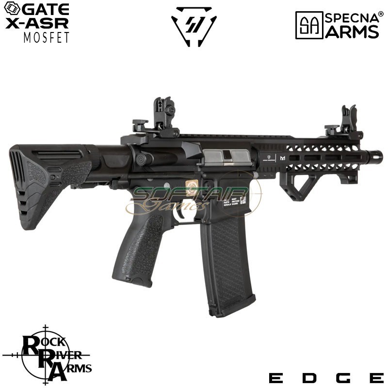 Electric Rifle SA-E17 Edge™ RRA & SI Strike IND. Carbine Replica BLACK Specna Arms® (spe-01-027058)