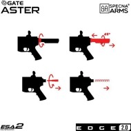 Electric Rifle SA-E09-RH Edge 2.0™ Carbine Black Heavy Ops Stock Specna Arms® (spe-01-033913)