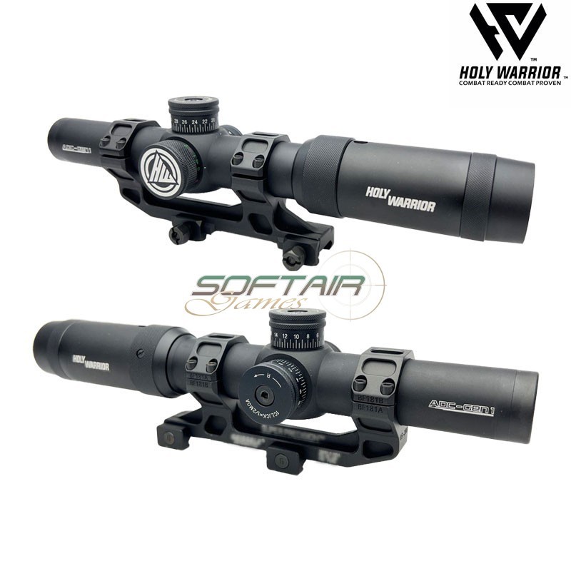 Scope HWO ADC 1-5x24 HD GEN.1 BLACK + A1C + GE154 BK holy warrior (hwr-82-bk)