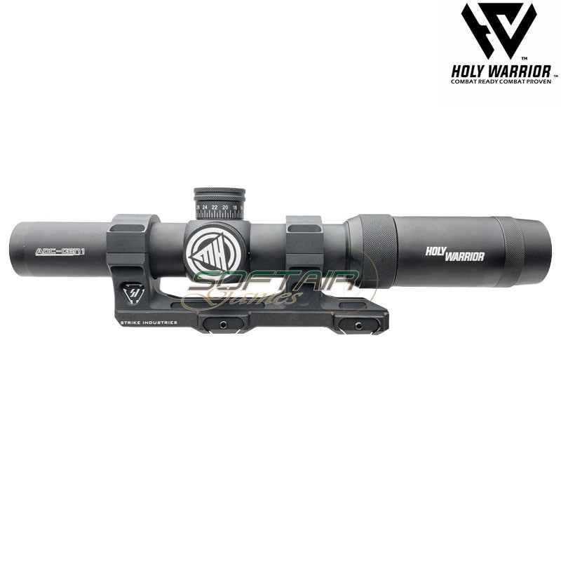 Scope HWO ADC 1-5x24 HD GEN.1 BLACK + A1C + SI ST BK holy warrior (hwr-86-bk)