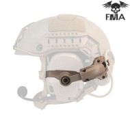 Adattatore elmetto NERO tactical arm mount per cuffie AMP fma (fma-tb1372-b-bk)
