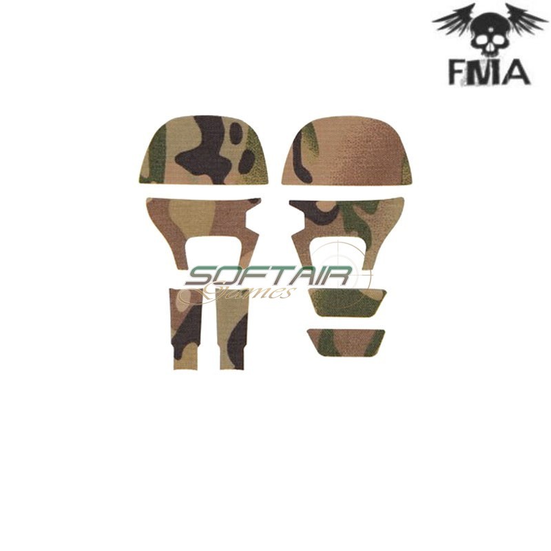 Multicam Sticker set for FCS AMP headset Fma (fma-tb1372-sticker-mc)