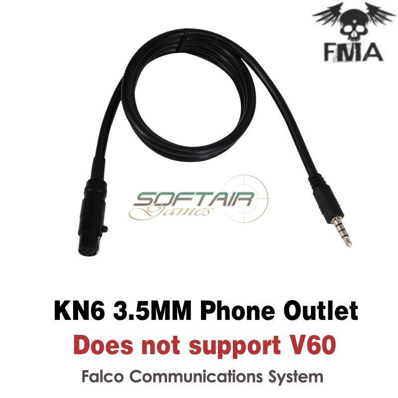 Cable 3.5mm for headset FCS AMP FMA (fma-tb1372-amp-3.5mm) - Softair ...