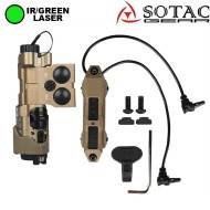 MAWL-C1 CNC Green Laser + IR + Flashlight Dark Earth Sotac (sg-mawl-c1-cnc-de)