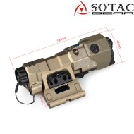 MAWL-C1 CNC Laser Verde + IR + Torcia Black Sotac (sg-mawl-c1-cnc-bk)