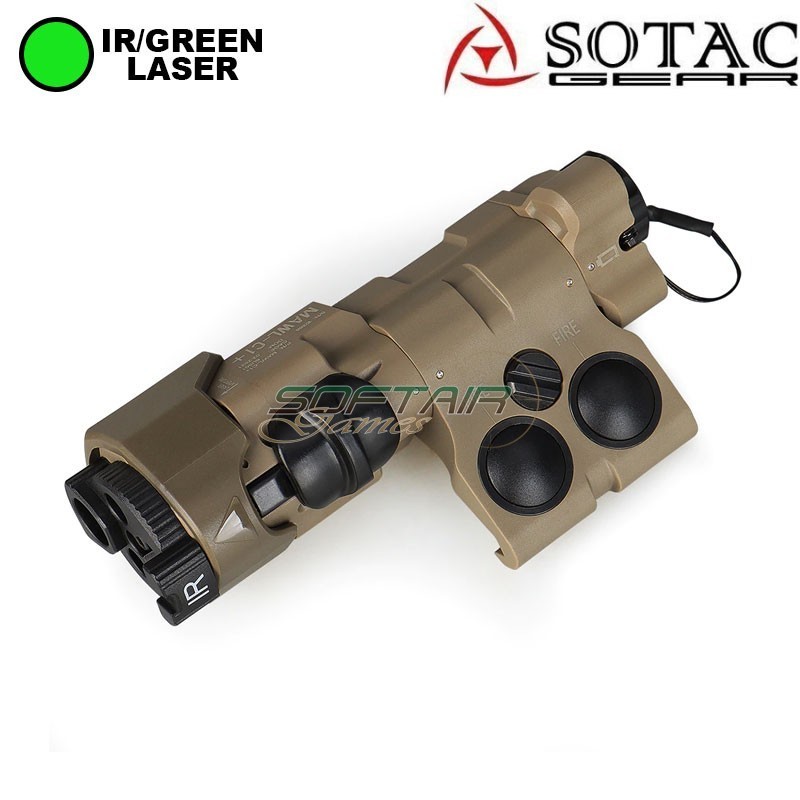 MAWL-C1 NYLON Green Laser + IR + Flashlight DARK EARTH Sotac (sg-mawl-c1-nylon-de)