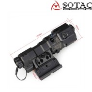 MAWL-C1 NYLON Laser Verde + IR + Torcia BLACK Sotac (sg-sd-81-bk) MAWL-C1 NYLON Laser Verde + IR + Torcia BLACK Sotac (sg-sd-81-bk)