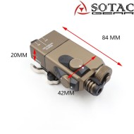 OTAL-C CNC Green Laser DARK EARTH Sotac (sg-sd-otal-c-de) - Softair Games - ASG  Softair San Marino
