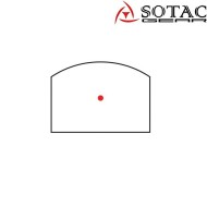 Ottica TA31 4x con fibra rossa NERO + RMR dot sotac (sg-ta31-d-bk)