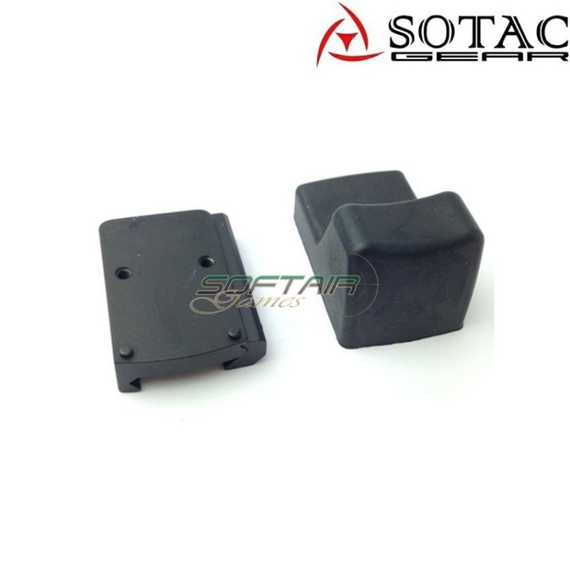 Ottica TA31 4x con fibra rossa NERO + RMR dot sotac (sg-ta31-d-bk)