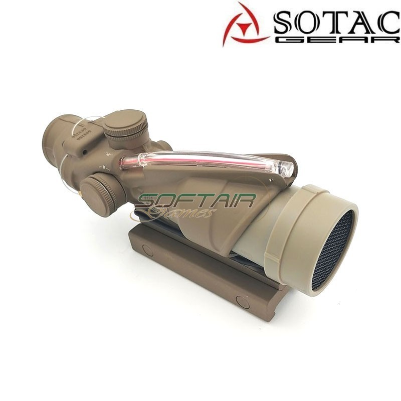Scope ACOG 4x with red fiber DARK EARTH Sotac (sg-ta31-de)
