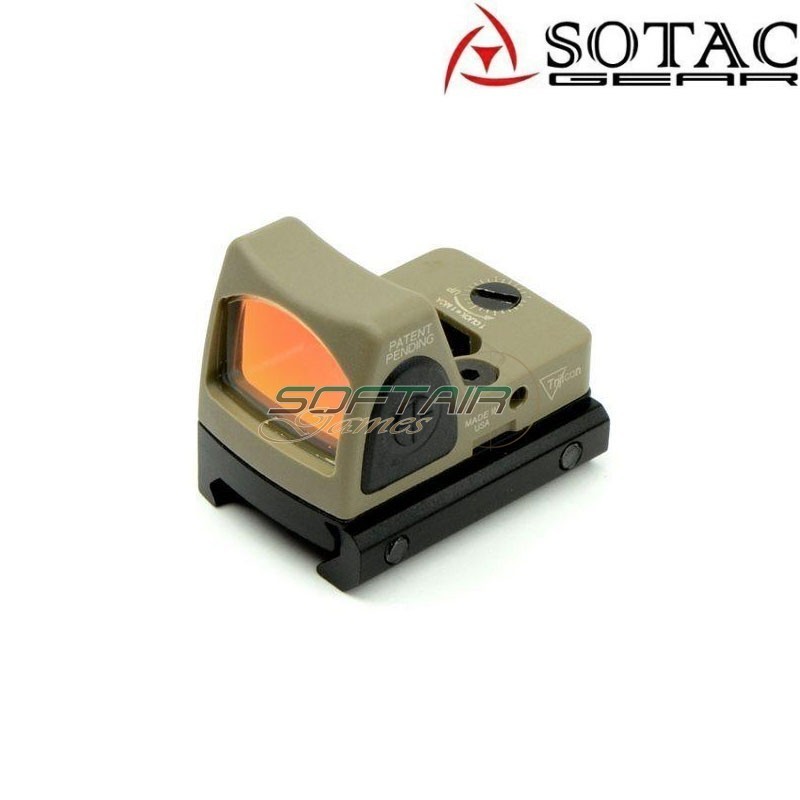 RMR Dot Led Sight Nylon DARK EARTH Sotac (sg-m-15-de)