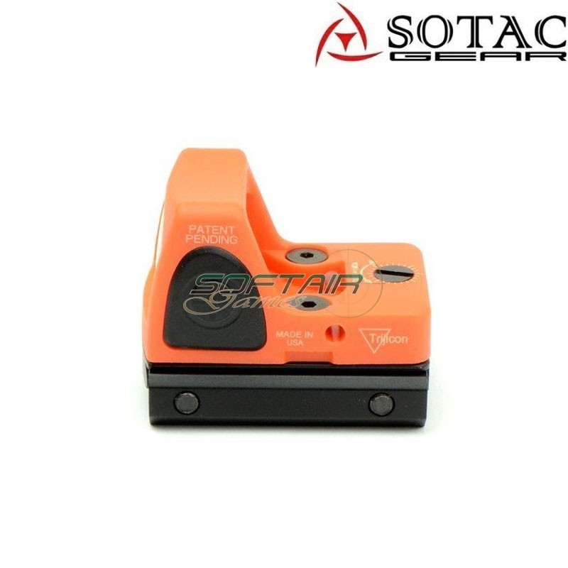 RMR Dot Led Sight Nylon ORANGE Sotac (sg-m-15-og)