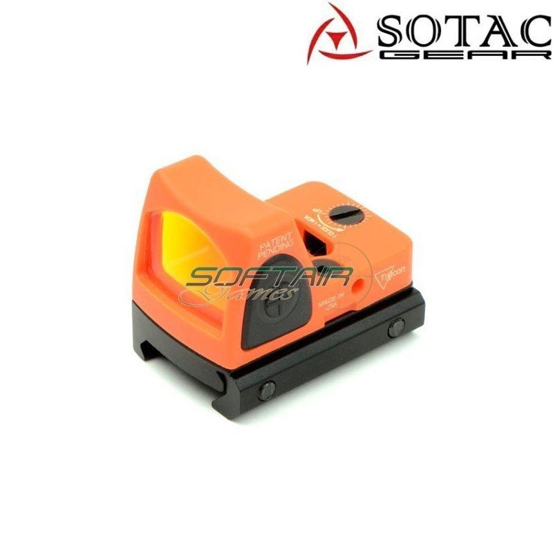 RMR Dot Led Sight Nylon ORANGE Sotac (sg-m-15-og)