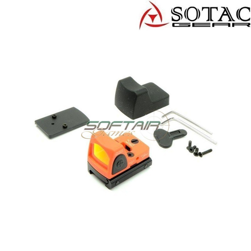 RMR Dot Led Sight Nylon ORANGE Sotac (sg-m-15-og)