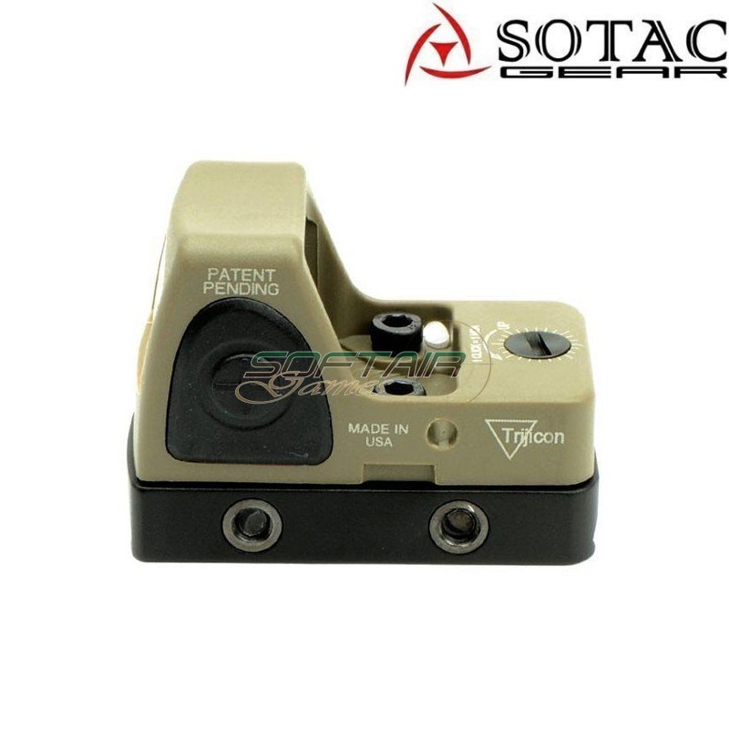 RMR MINI Dot Led Sight Nylon DARK EARTH Sotac (sg-m-14-de)