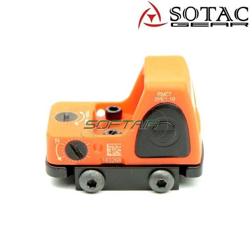 RMR MINI Dot Led Sight Nylon ORANGE Sotac (sg-m-14-og)