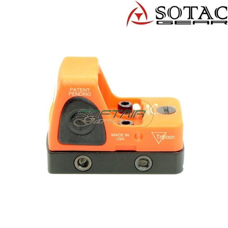 RMR MINI Dot Led Sight Nylon ORANGE Sotac (sg-m-14-og)