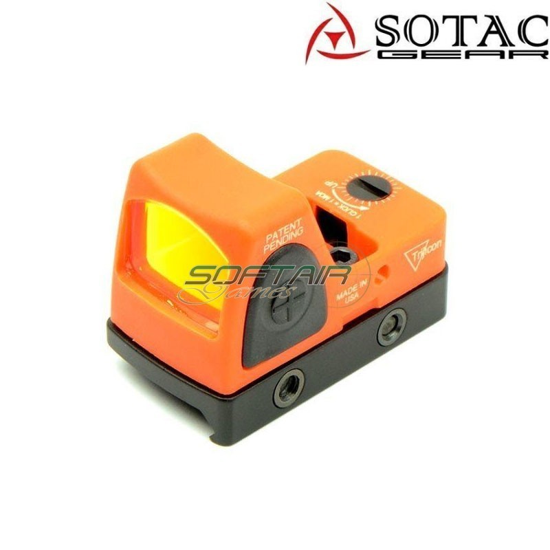 RMR MINI Dot Led Sight Nylon ORANGE Sotac (sg-m-14-og)
