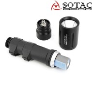 Flashlight PLHv2 Long Mod Style BLACK Sotac (sg-sd-089-bk)