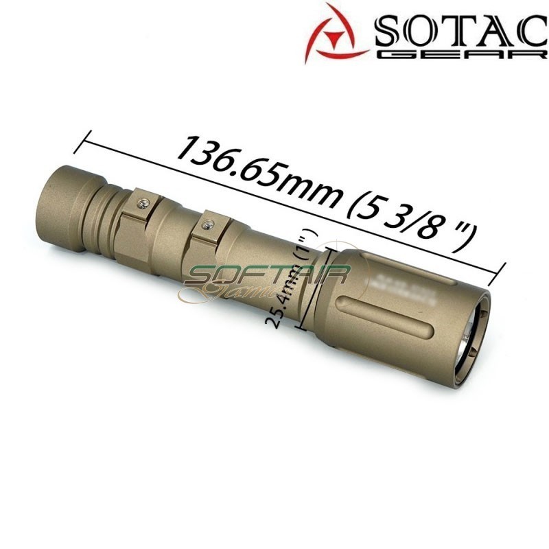 Torcia PLHv2 Long Mod Style DARK EARTH Sotac (sg-sd-089-de)