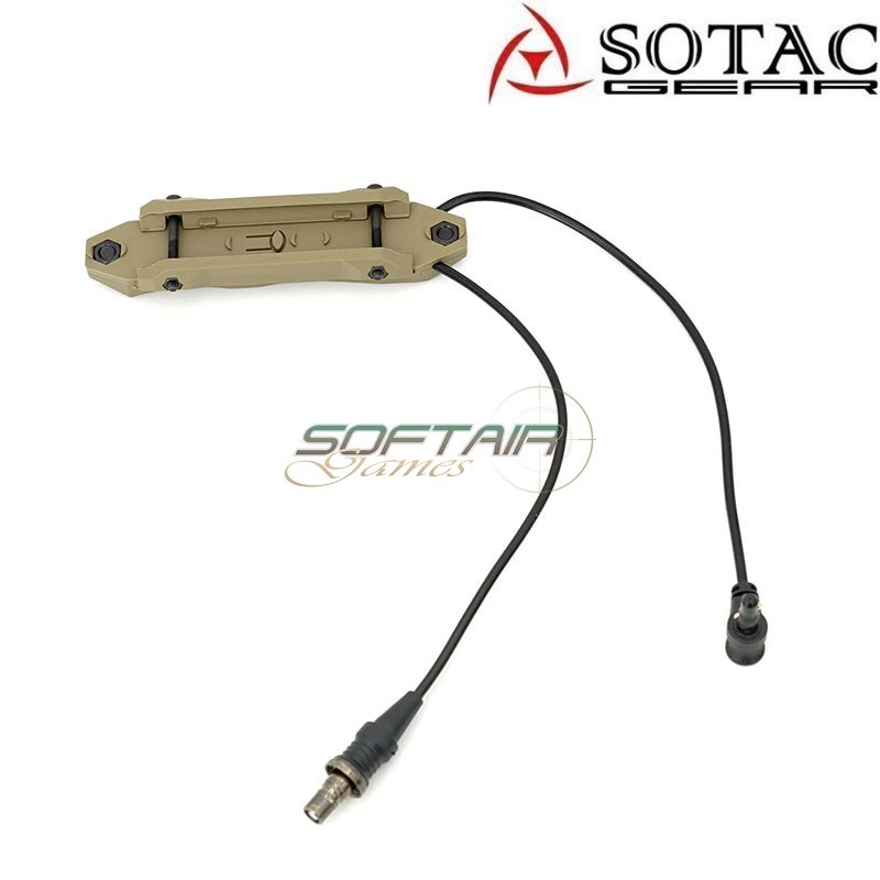 Dual Switch remote cable for MAWL-C1 and SF Plug DARK EARTH Sotac (sg-sw-5-de)