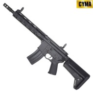 Electric Rifle M4 Platinum Tracer QBS LC Style 10" BLACK Cyma (cm068m-10)